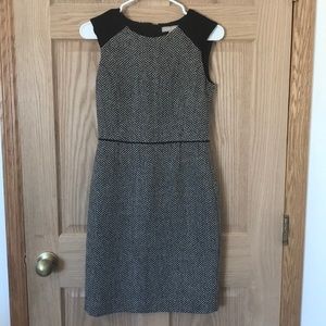 Banana Republic tweed sleeveless dress